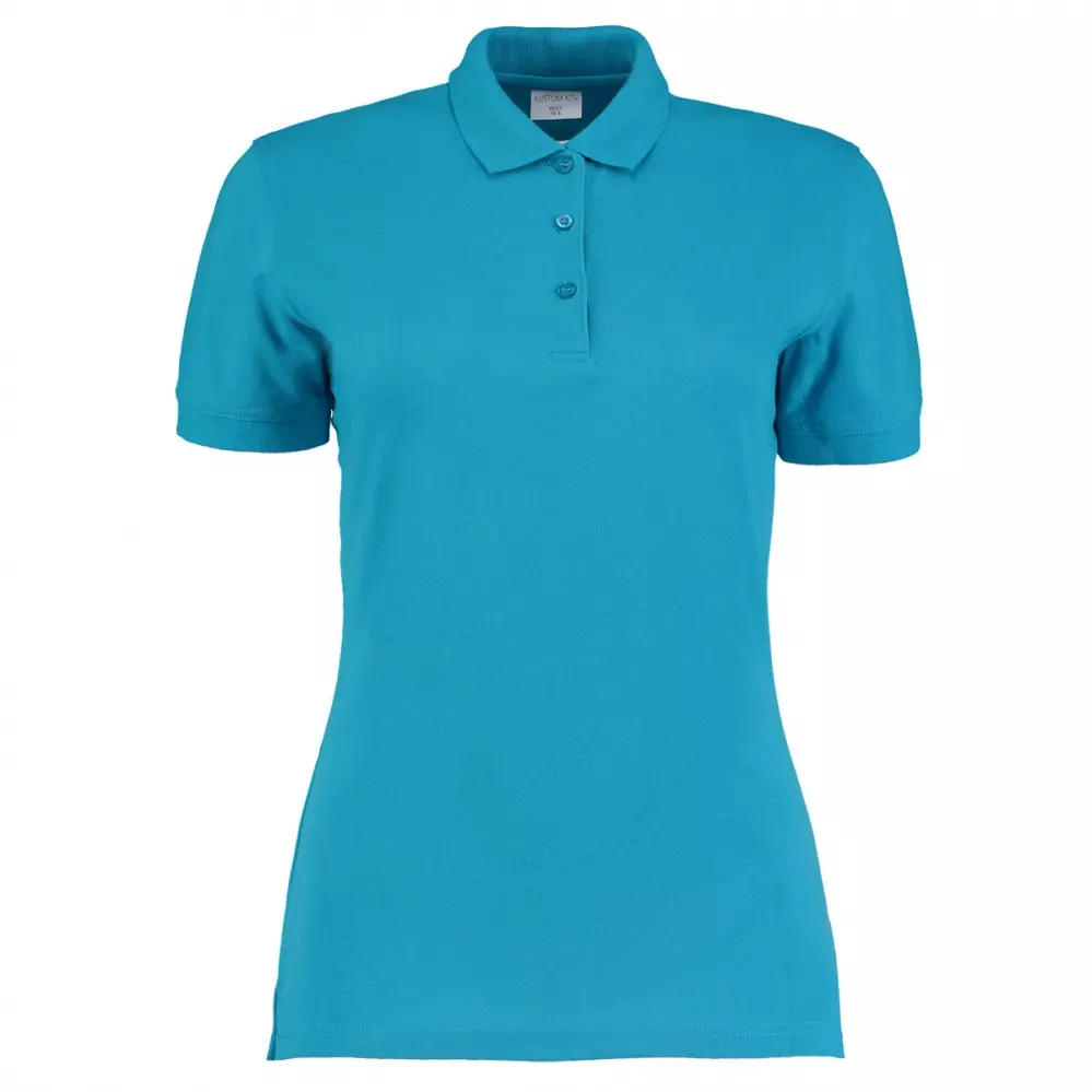 Poloshirts - 213 dames turquoise