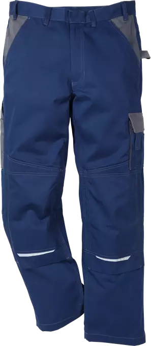 Worker met kniezakken - Icon luxe marineblauw grijs